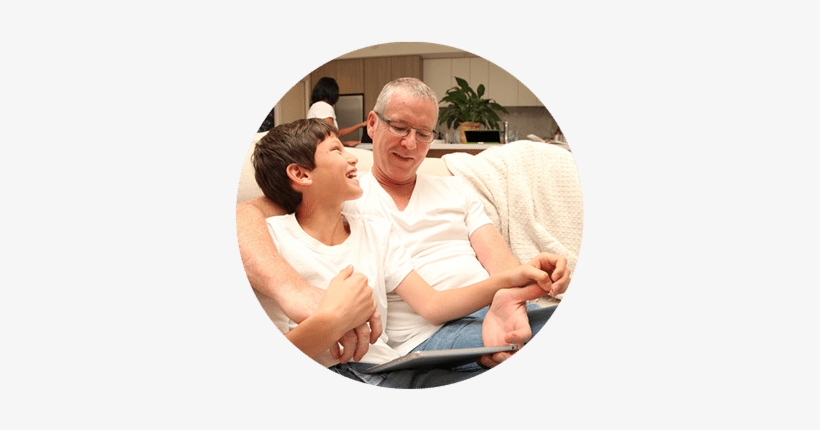 Father Helping Son To Read - The Reading Mountain, transparent png