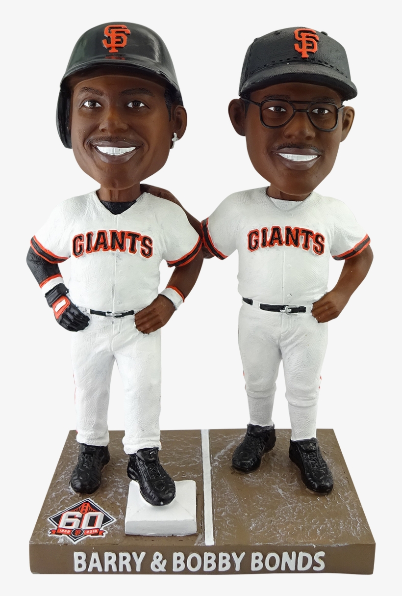 San Francisco Giants On Twitter - Barry And Bobby Bonds Bobblehead, transparent png