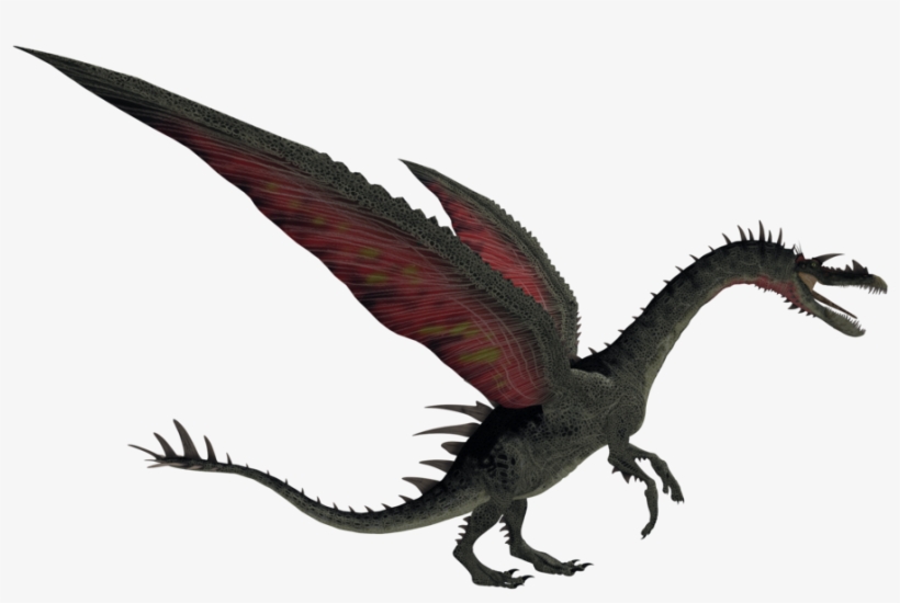 Flying Dragon Png - Transparent Skyrim Dragon Png, transparent png