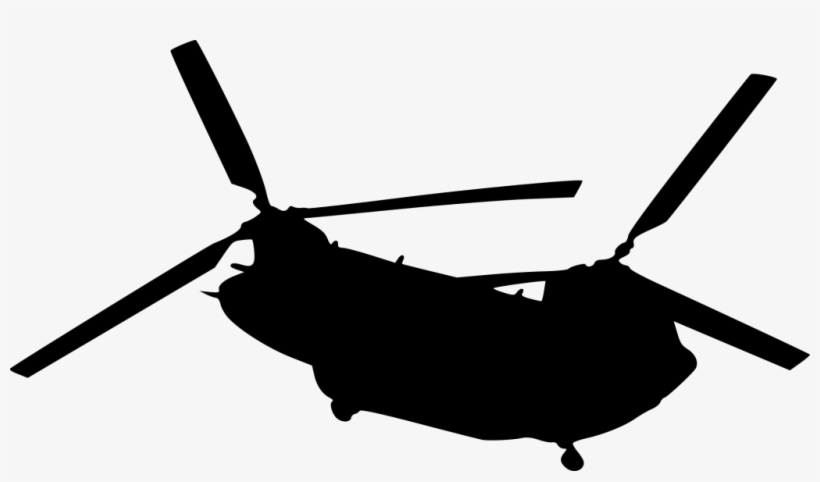 Helicopter Top View Silhouette Png - Portable Network Graphics, transparent png