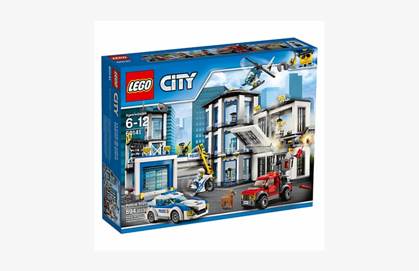 Check Out The Police Station, Featuring An Exploding - Lego City Police 60141, transparent png