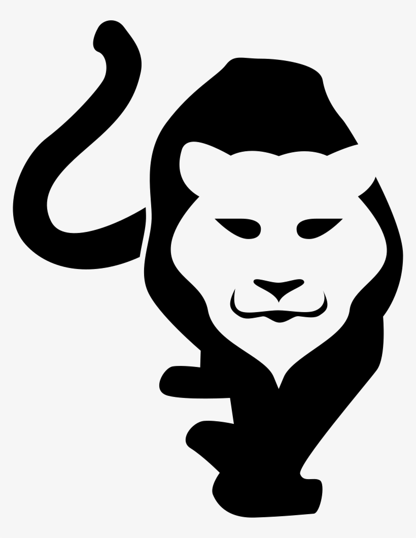 Tiger Face Silhouette On Body Comments - Icono Tigre, transparent png