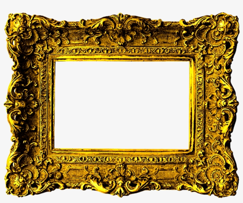 Beautiful Gold Victorian Frame By Jeanicebartzen27 - Gold Victorian Picture Frame, transparent png