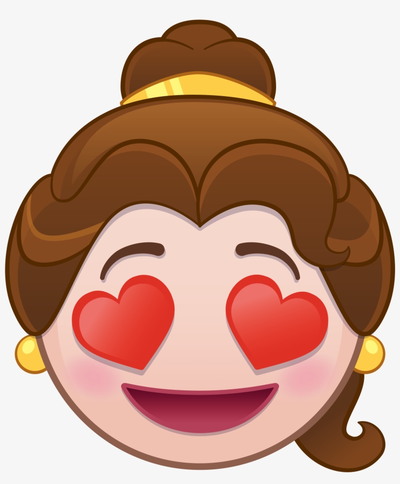 Facebook Twitter Reddit Google Pinterest Stumbleupon - Disney Emoji Beauty And The Beast, transparent png