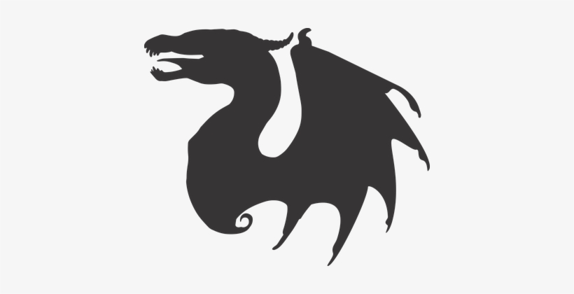 Dragon Dragon Vector Dragon Silhouette Ani - Dragon Silhouette, transparent png
