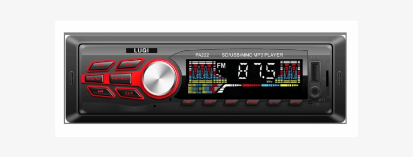 Sansui Deckless Car Radio Sdr-222 - Telefunken Bluetooth Car Mp3 Player (tdc-207bt), transparent png