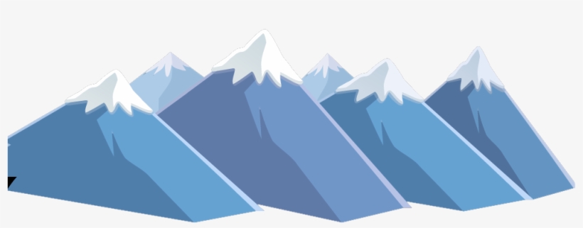 Montañas Nevadas Para El Fondo - Montañas Caricatura Png, transparent png