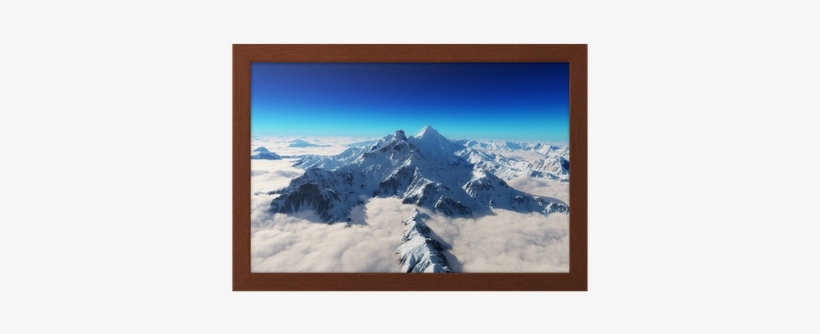 Póster Enmarcado Majestic Fondo Montañas Cubiertas - Sneeuw Bergen Achtergrond, transparent png