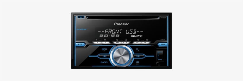 Pioneer Fh-x389ub Car Stereo - Pioneer Head Unit, transparent png