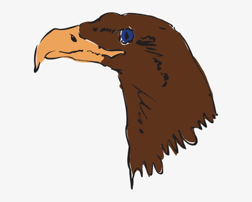 Brown Eagle Head Art Svg Clip Arts 600 X 577 Px, transparent png