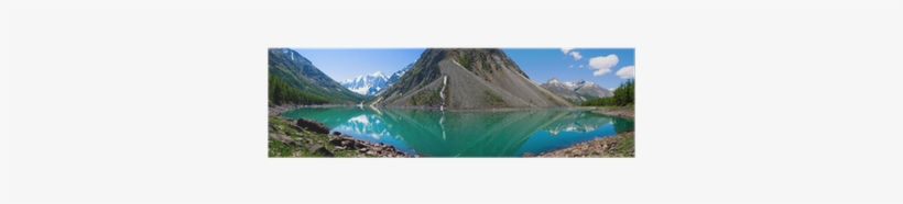 Póster Lago De Montaña Panorama En El Fondo Con La - Lake, transparent png