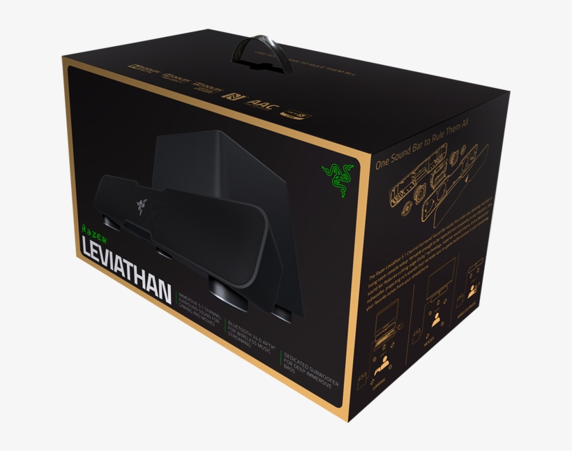 Equalizer - Razer Leviathan Speaker, transparent png