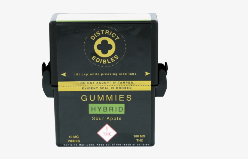 Sour Apple Hybrid Gummies, transparent png