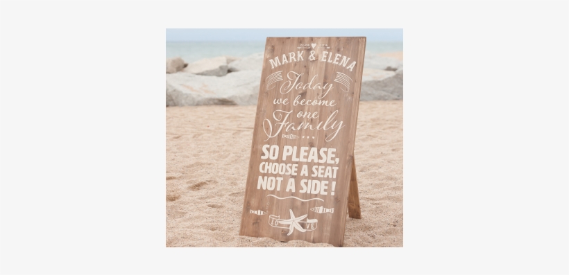 Tablet De Madera 60 X 120 Cm Para Dar La Bienvenida - Carteles De Madera Para Bodas, transparent png