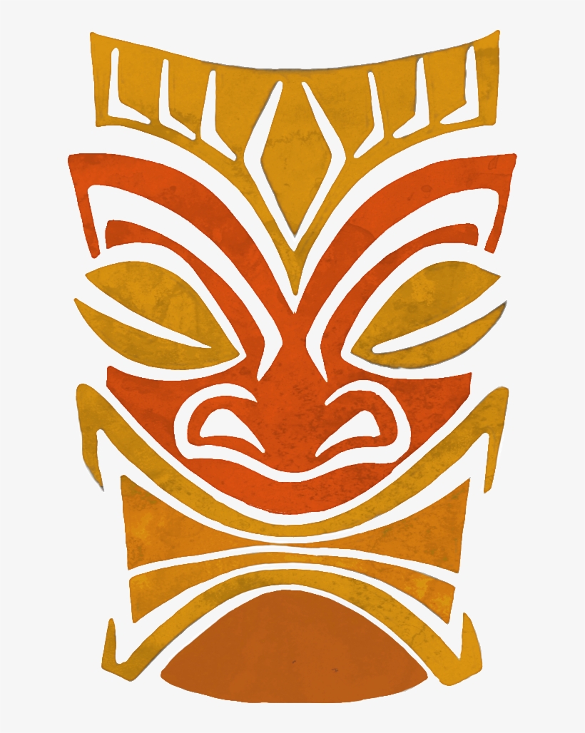 Este Gráficos Es Pintado A Mano De Madera Png Transparente - Tiki Decal, transparent png