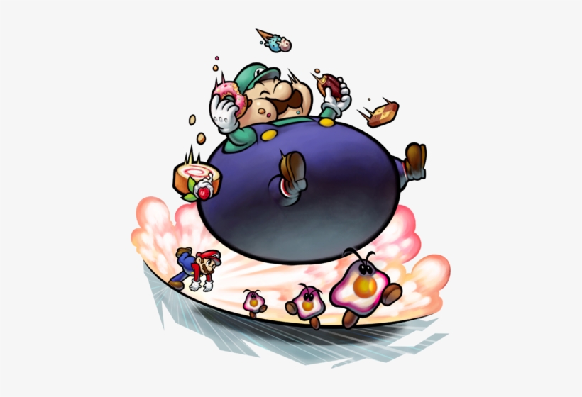 Snack Basket - Mario & Luigi: Bowser's Inside Story : Prima Official, transparent png