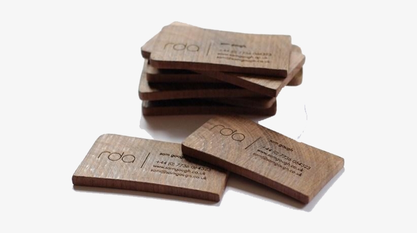 Corte En Madera Tarjetas De Presentacion - Wooden Business Card, transparent png