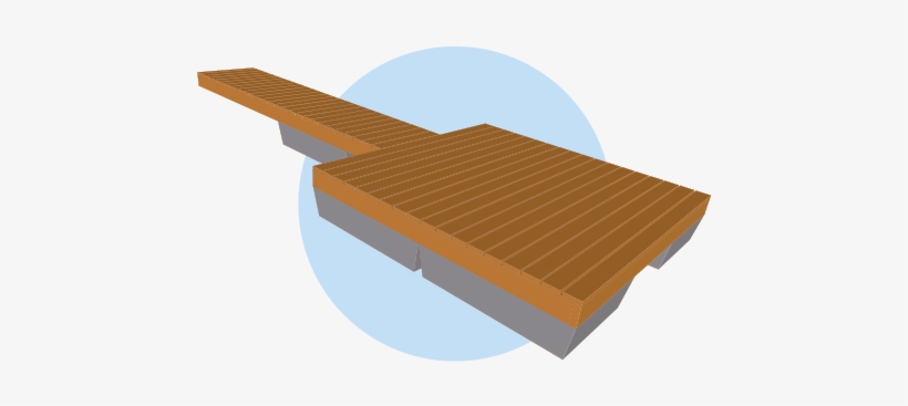 Plastic Pontoon Dock 2 Muoviponttoni - Illustration, transparent png