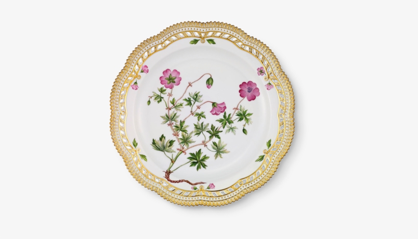 1147637 Plate With Lace Border 25 Cm 5110bd238b2ab - Porcelain, transparent png