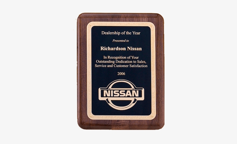 Walnut Stained Piano Finish Plaque - Walnut Stained Piano-finish Airflyte Plaques With Black, transparent png