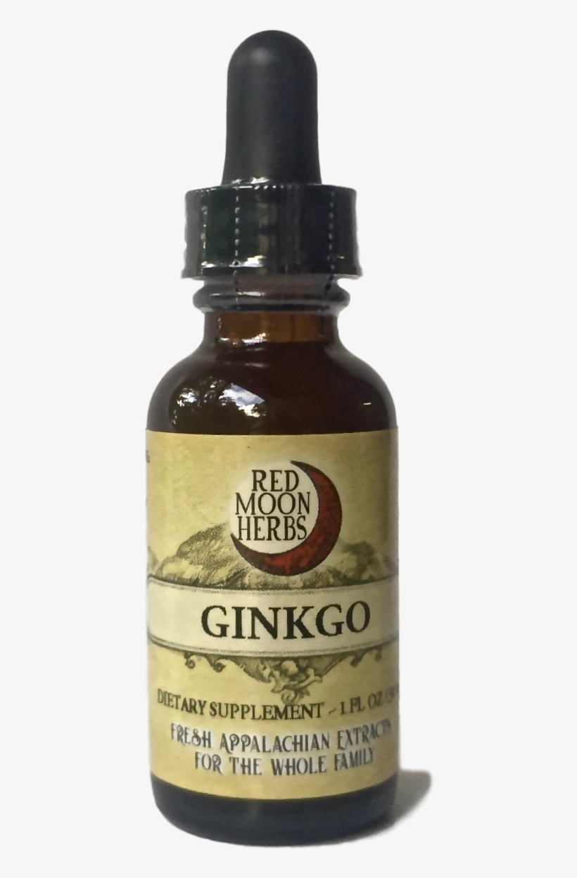 Ginkgo Ginko Herbal Extract Bottle For Brain And Mental - Extract Herbal, transparent png