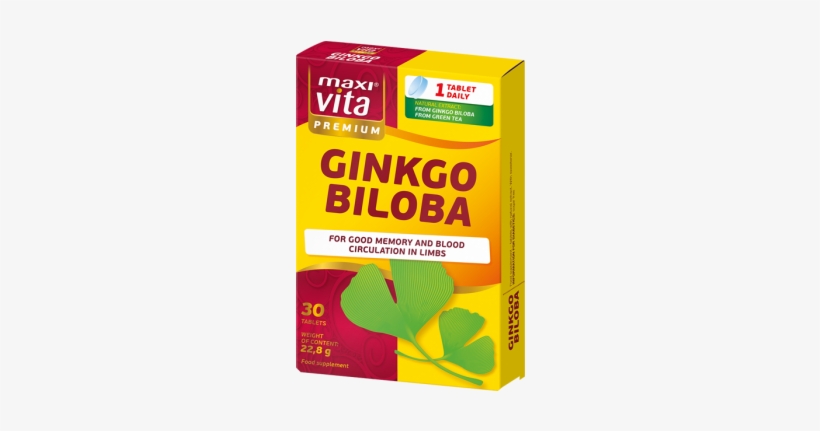 Maxivita Premium Ginkgo Biloba - Maxi Vita, transparent png