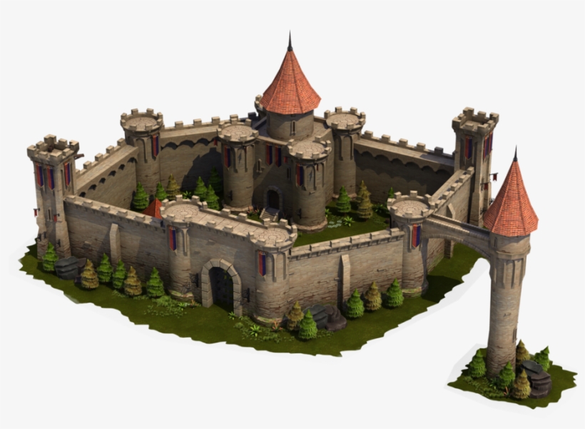 Get Started On Building Your Own Medieval Kingdom Quickly - Medieval Castle Top Down, transparent png