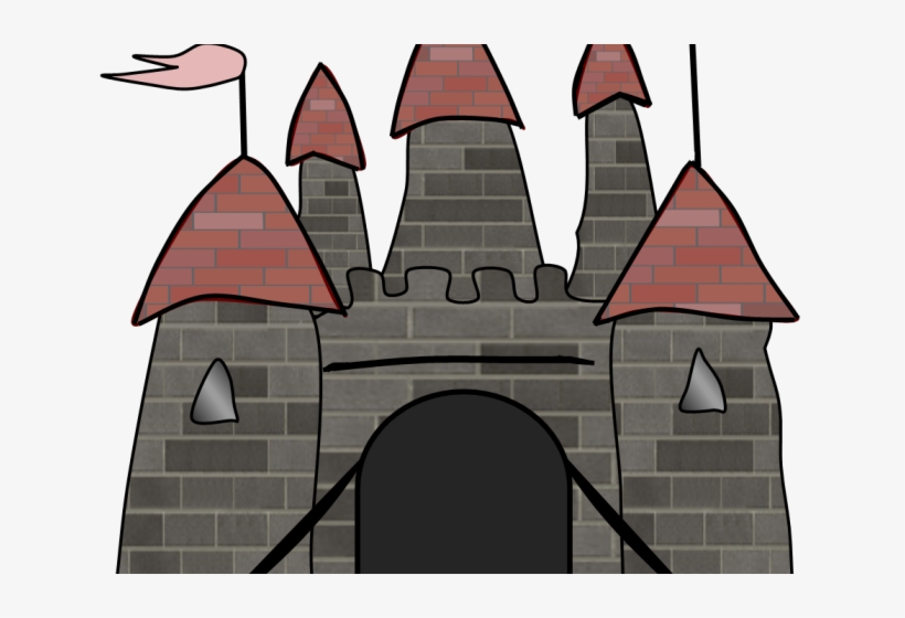 Fairy Tail Clipart Medieval Castle - Clip Art, transparent png