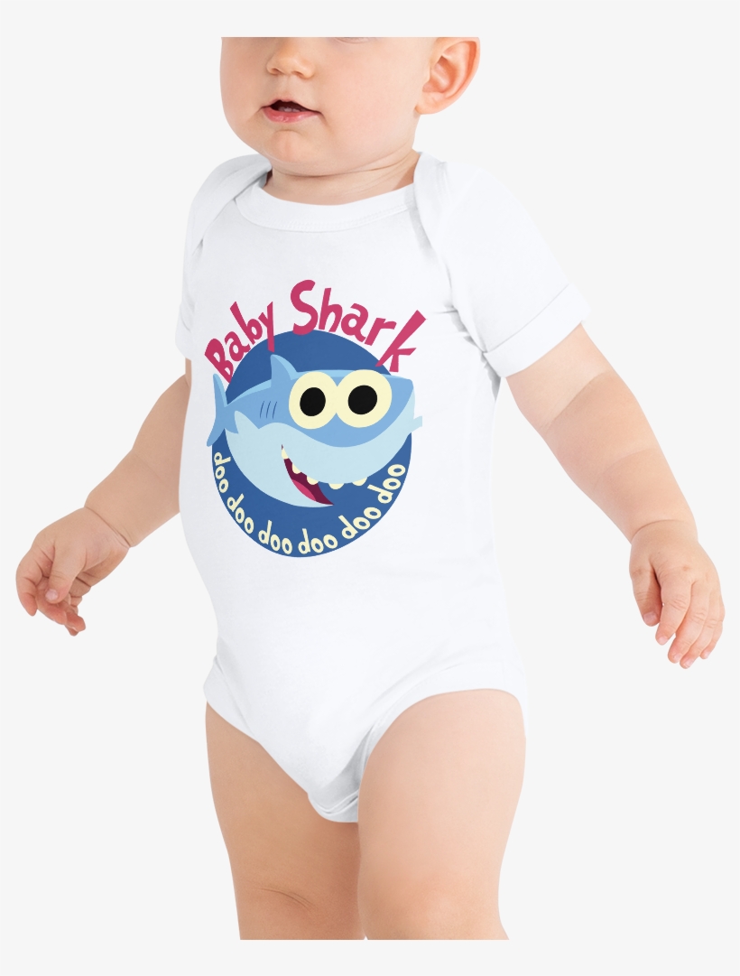 Load Image Into Gallery Viewer, Baby Shark Swim Away - Mockup Body Baby, transparent png
