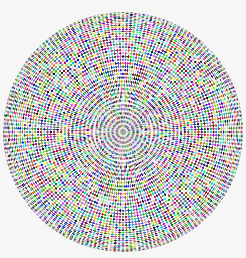 This Free Icons Png Design Of Prismatic Hypnotic Checkered, transparent png