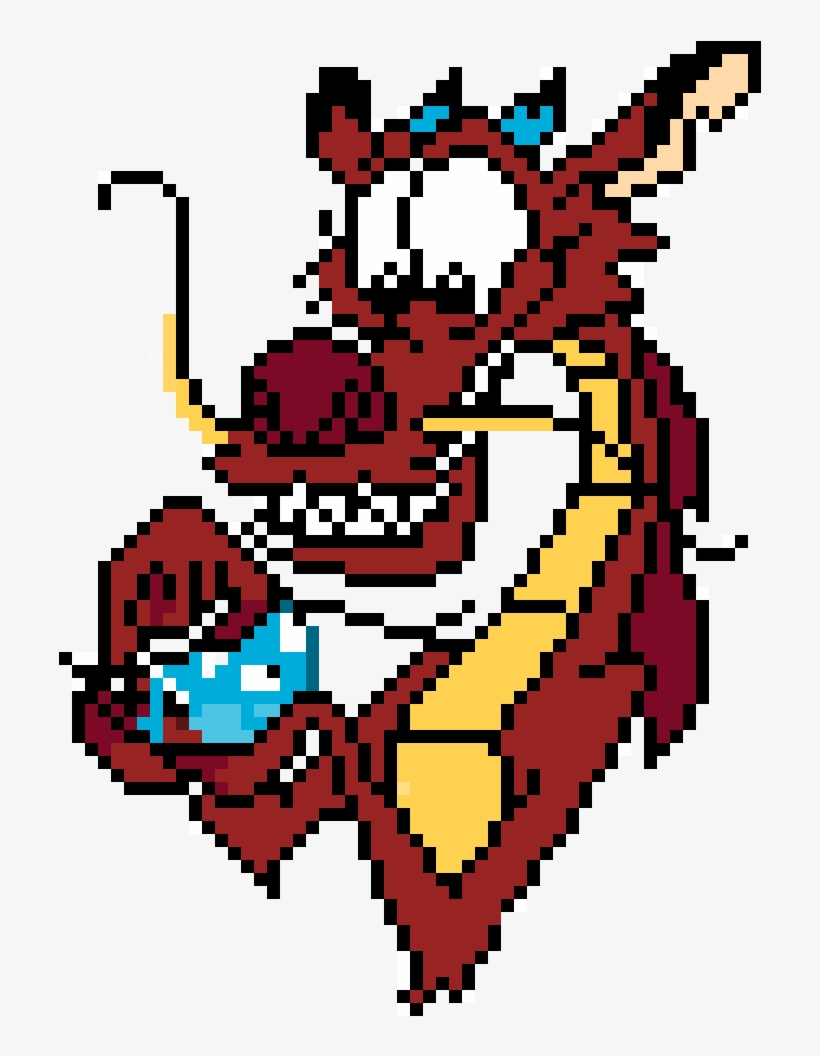 Mushu - Mushu Punto De Cruz, transparent png