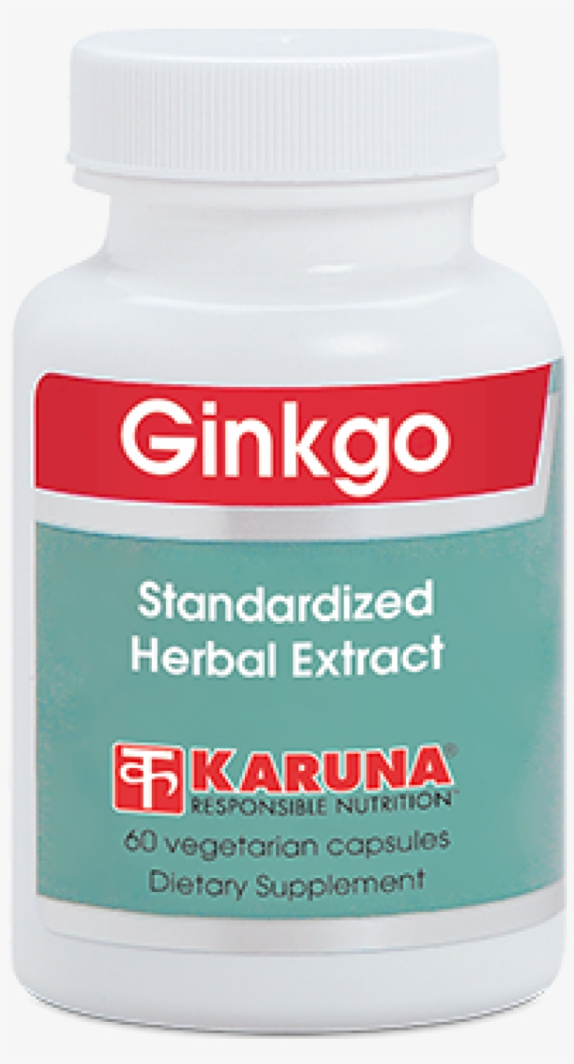 Karuna, Ginkgo 60 Vcaps - Karuna Ginkgo 60 Capsules 60 Milligrams, transparent png