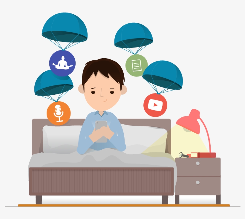 Guy In Bed - Man & Machine, Inc., transparent png