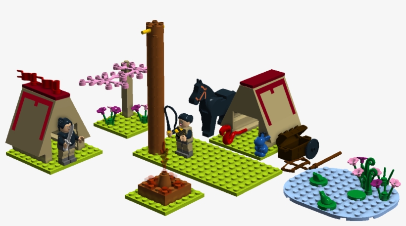 Mulan's Training Camp - Lego Mulan's Training Day, transparent png