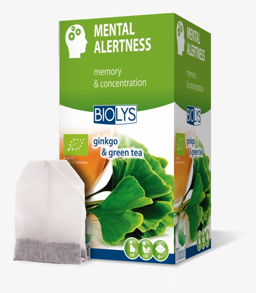 Organic Tea With Natural Flavours - Tilman Biolys Houdt De Geest Levendig Ginkgo-groene, transparent png