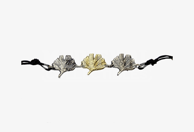 Brass Ginkgo Bracelet - "brass Ginkgo Bracelet", transparent png