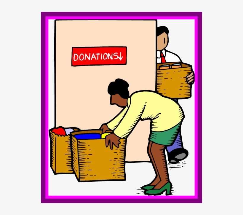 Clean Out A Room, Closet Or Cabinet, And Then Bring - Giving Food To The Poor Clipart, transparent png
