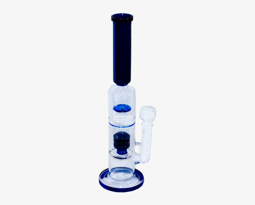 16 In Long Blue Glass Bong - Kitchen Appliance, transparent png