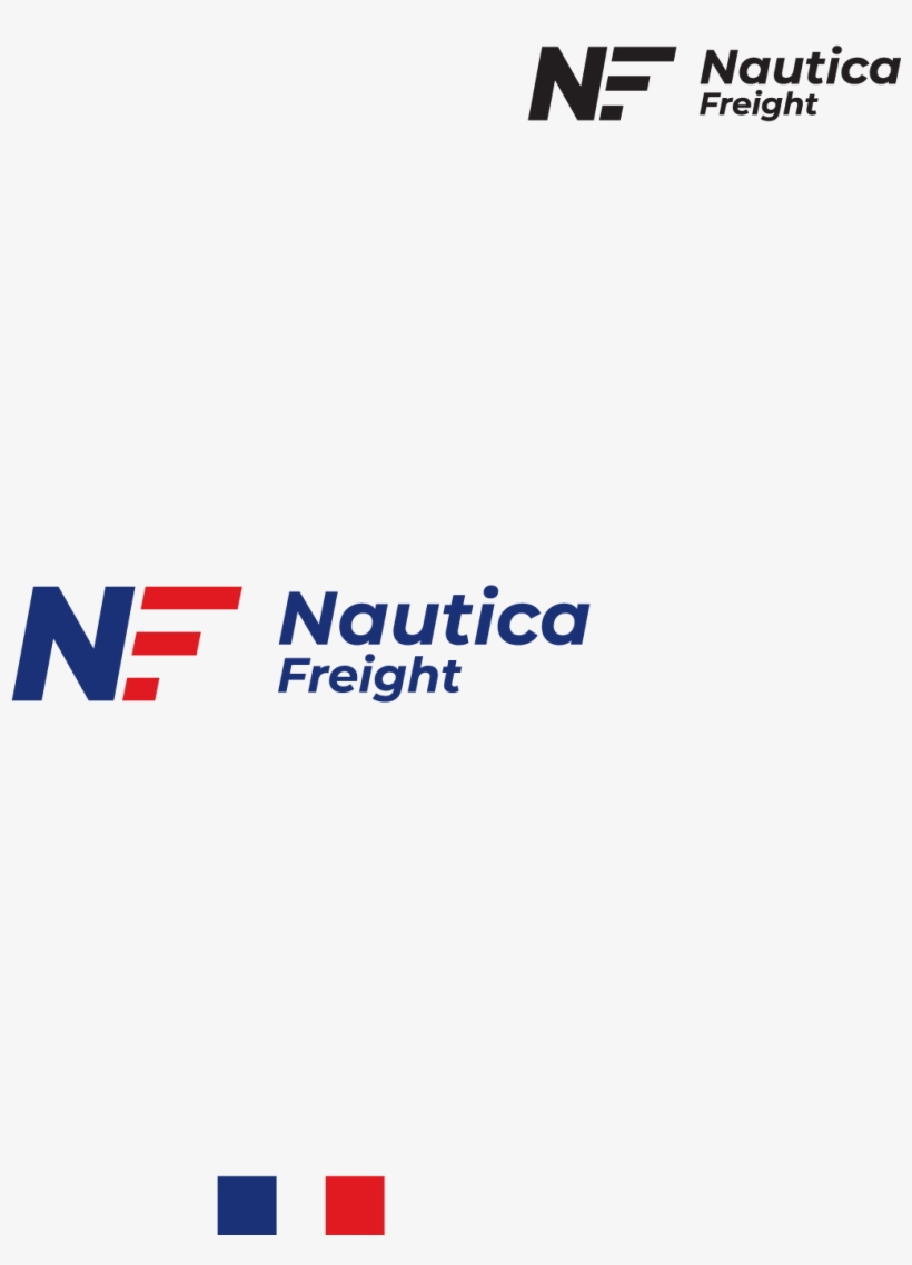 Bold, Playful, Logistics Logo Design For Nautica Freight - Carmine, transparent png