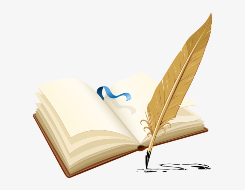 Livre D'or - Pen And A Book, transparent png