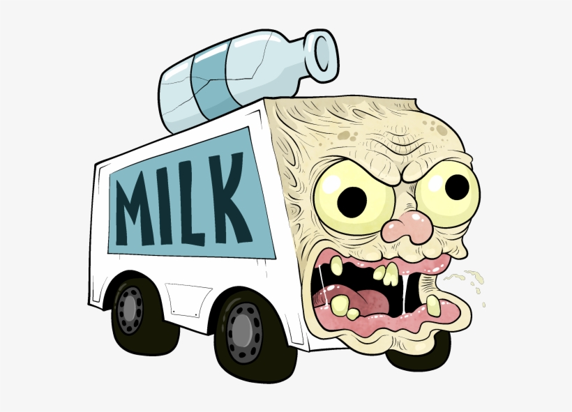 The Milk Truck - Milk Truck Png, transparent png