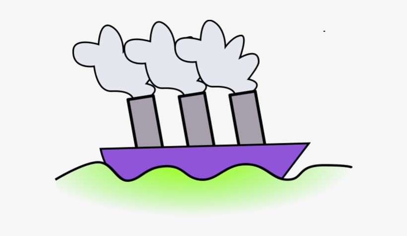 Steamer Ship Vector Clip Art - Second Law Of Thermodynamics Applications In Real Life, transparent png