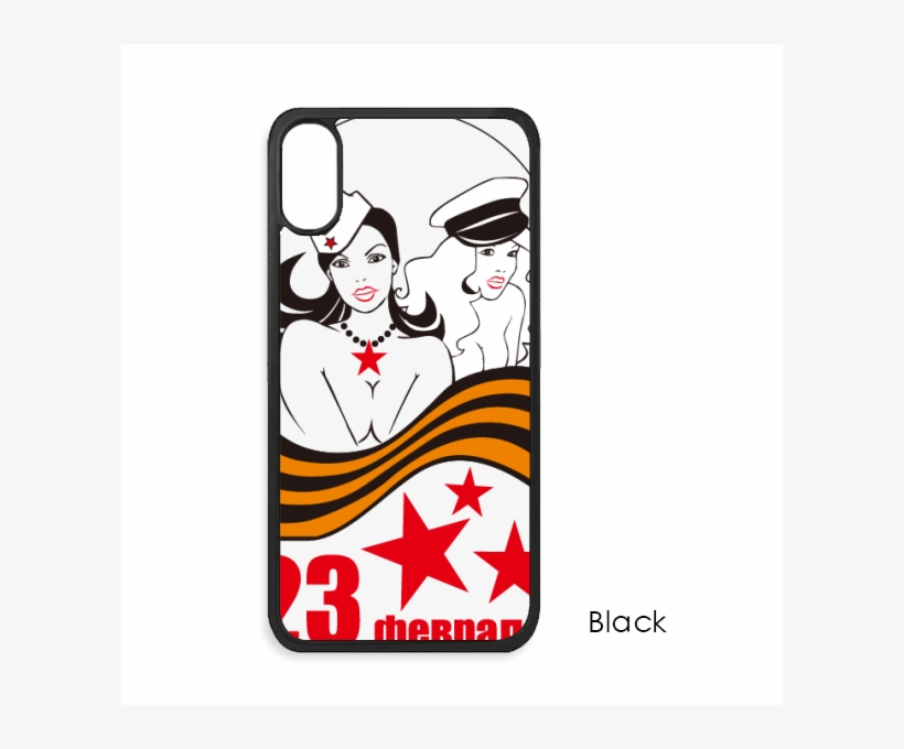 Russia Female Soldier Sexy Girl For Iphone X Cases - Mobile Phone Case, transparent png