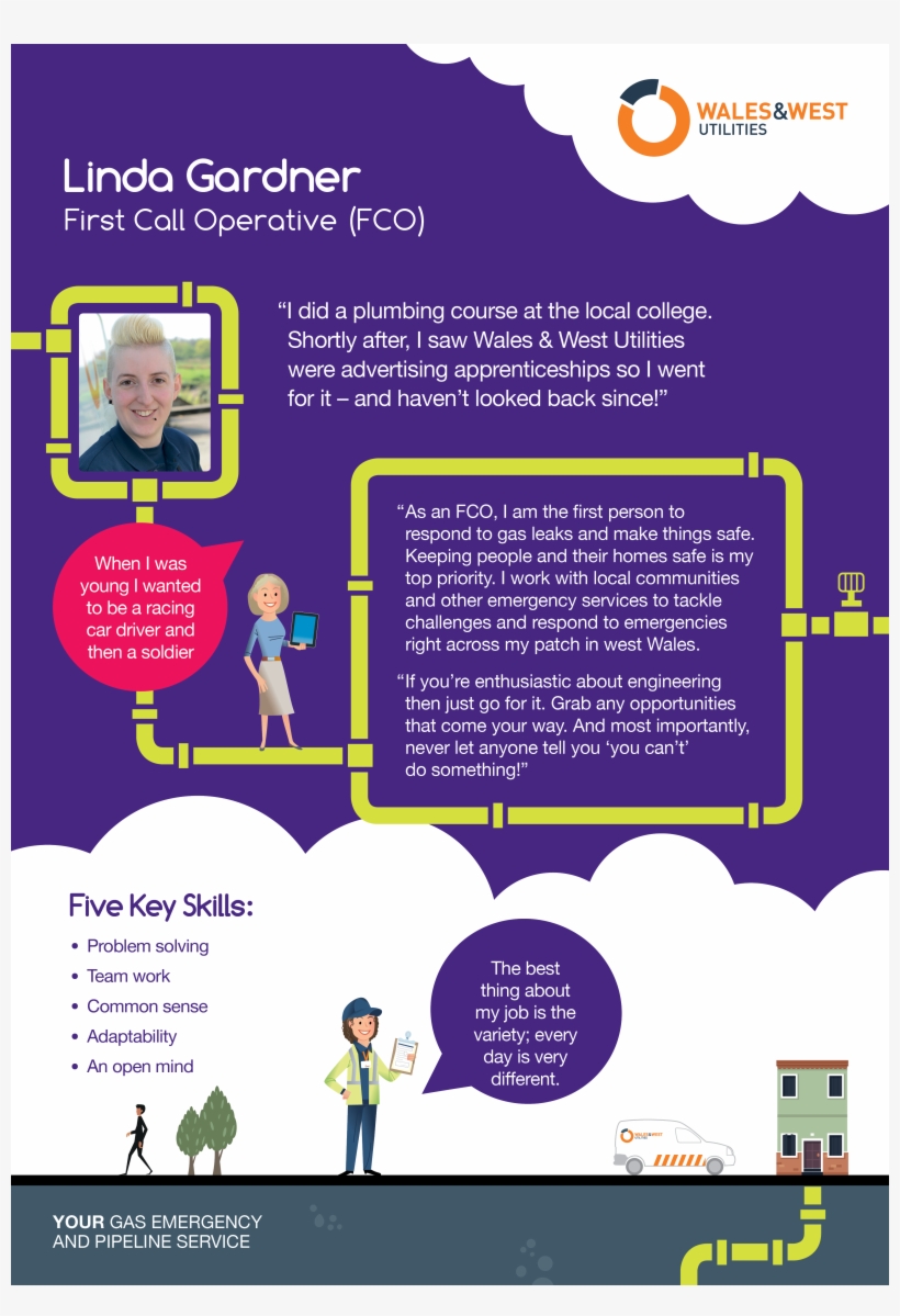 Here Some Of Our Female Engineers Offer Their Experiences - Wales And West Utilities, transparent png