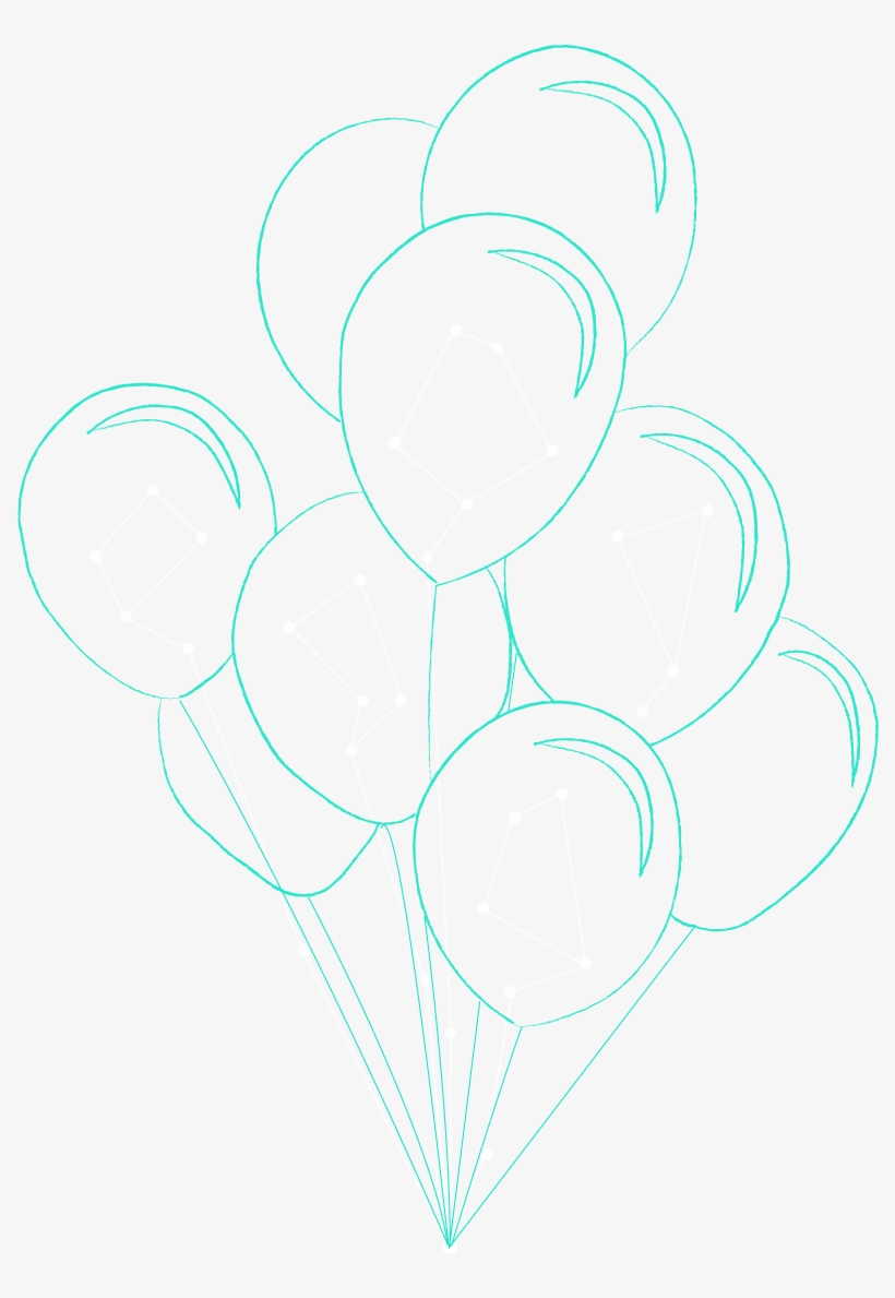 Balloons With Confetti Slip Confetti Inside Balloons - Illustration, transparent png