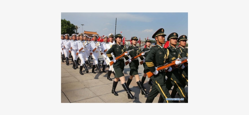 Cheng Cheng , One Of The Female Honor Guards, Joins - Beijing Garrison Honor Guard Battalion, transparent png