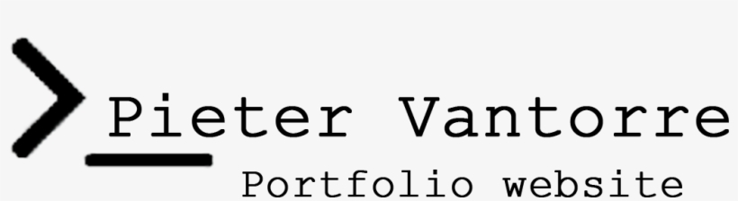 Pieter Vantorre Portfolio Website Pieter Vantorre Portfolio - Design, transparent png