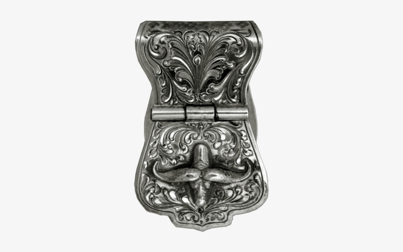 Hand Engraved Sterling Hourglass Money Clip With Water - Money Clip, transparent png