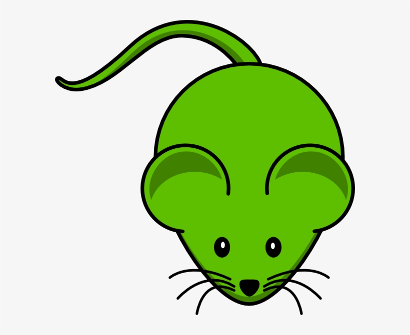 Rat - Mouse Clip Art Green, transparent png