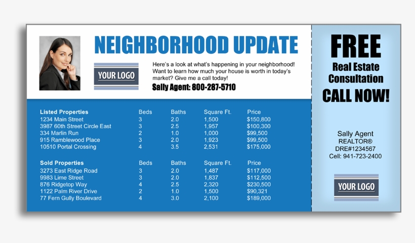Neighborhood - Real Estate Market Report Postcard, transparent png